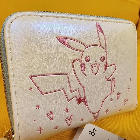 Loungefly Pokemon Iridescent Pikachu Zip Around Wallet NEW - Picture 2 of 13